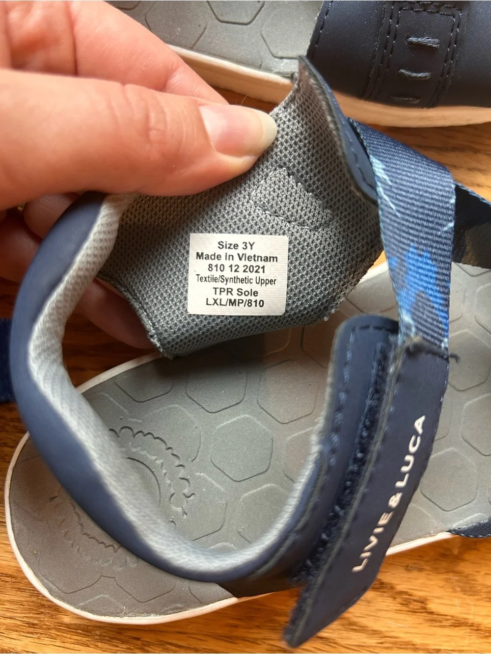 Livie & Luca blue sandals 3